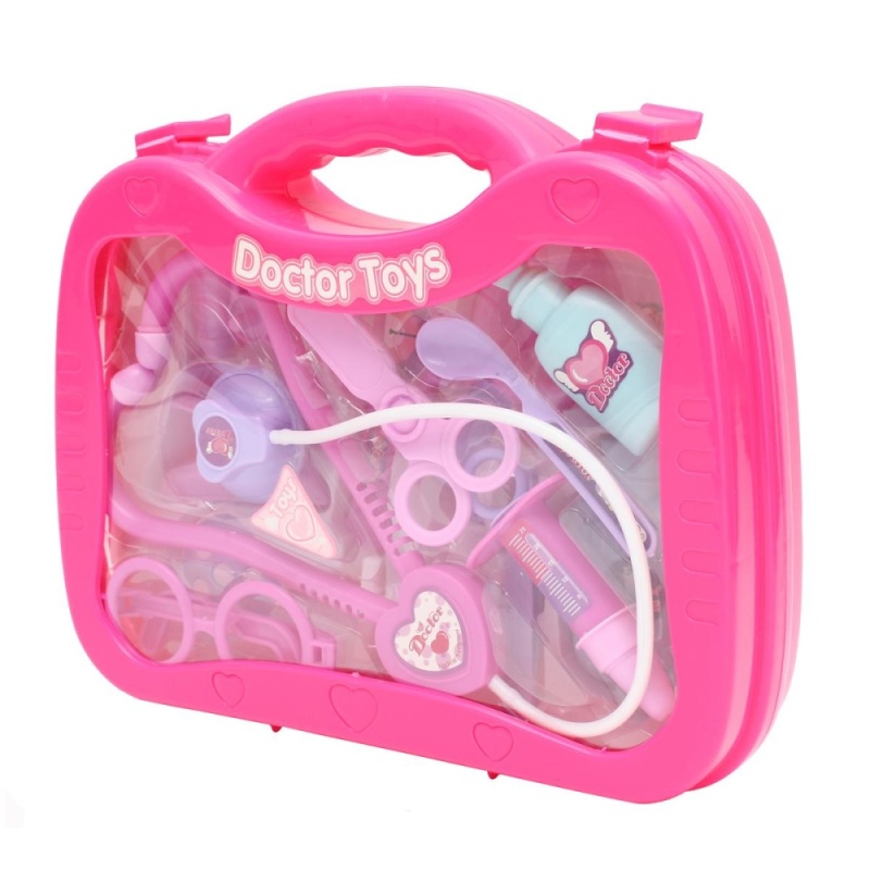 Kids Baby Doctors Medical Playing Carry Case Set Education Kit Role Play Toys - intl