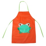 Kids Children Waterproof Frog Print Apron Paint Eat Drink Outerwear OR