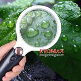 Kính lúp 3x - 45x  cầm tay có đèn cao cấp