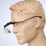 Kính lúp đeo mắt đọc sách, sửa chữa phóng đại 1,5 lần 2,5 lần 3,5 lần Có đèn Led(Đen)