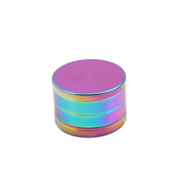 LALANG 60mm 4 Layers Durable Dazzling Metal Grinding Machine Spice Smoke Grinder (Multicolor) - intl