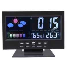 MÀN HÌNH LCD Máy Chiếu Kỹ Thuật Số Nhiệt Kế Ẩm Kế Lịch Thời Tiết Màu - quốc tế