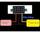 Led đo điện áp dc 0v - 30v 3 dây 0.28inh