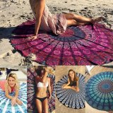 Leegoal Mạn Đà La Tròn Roundie Bãi Biển Ném Cấp Hippy Boho Giang Hồ Voan Khăn Trải Bàn Đi Biển-quốc tế