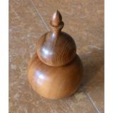 Lọ đựng tăm hồ lô gỗ bách xanh cực thơm - mini. home decor