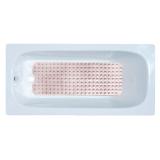 Dài NHỰA PVC Chống Trượt Nhà Tắm An Toàn Massage Tắm kèm Ly Hút Mạnh Đồ Dùng Phòng Tắm 39x16 inch Trong Suốt Màu Hồng-intl