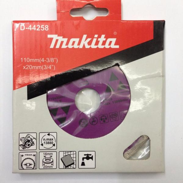 Lưỡi cắt kim cương Φ110 x 20mm Makita D-44258 (Ướt)
