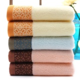 Luxury Cotton Towels Soft Absorbent Bath Sheet Hand Bathroom Towels Wash Cloth - intl