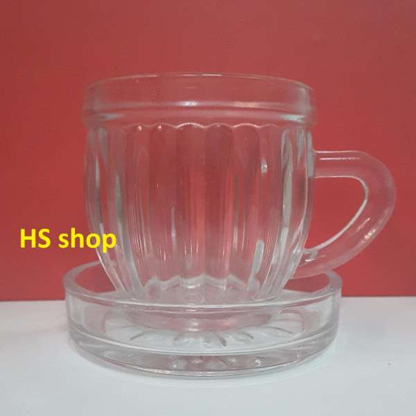 Ly (Cốc) thủy tinh tròn 175ml kèm đế -NPP HS shop