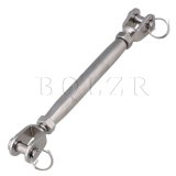 M10 304 Thép không gỉ Đóng Cửa Cơ Thể Hàm Turnbuckle (Bạc)-quốc tế