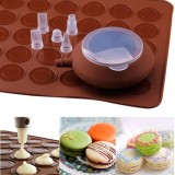 Macaron Khuôn Nướng Bánh Silicon Nồi Tờ Bộ Lò TỰ LÀM Bánh Khuôn Mẫu-quốc tế