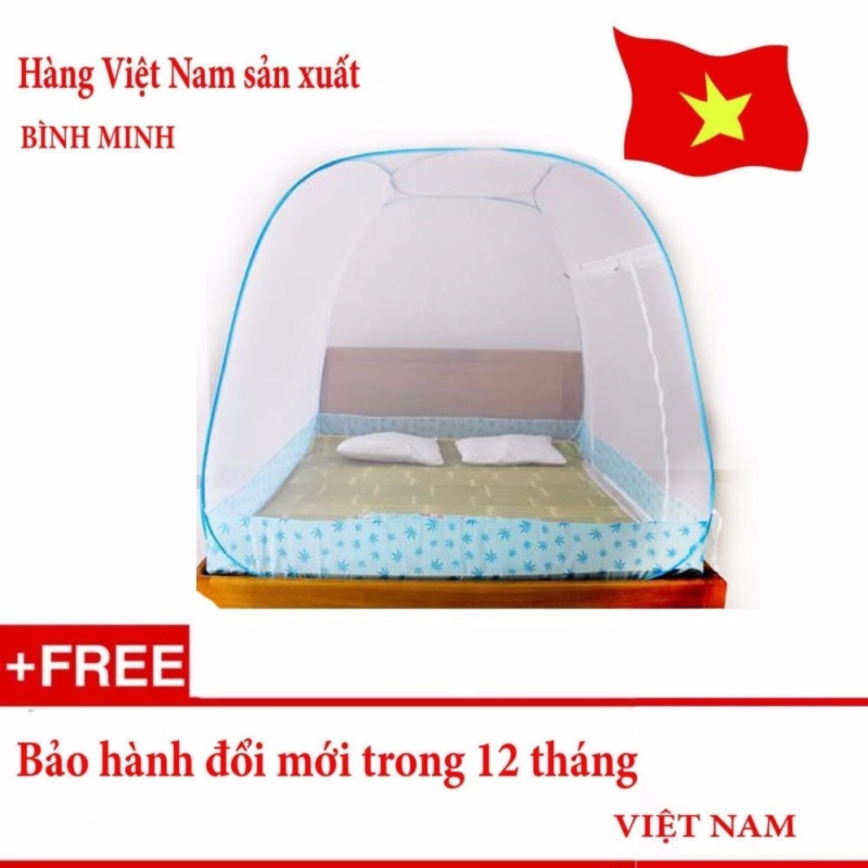 Màn chụp gia đình tự bung cao cấp gấp gọn loại 2 cửa 1m8 x 2m siêu bền (Loại đỉnh rộng) - Hàng Việt Nam