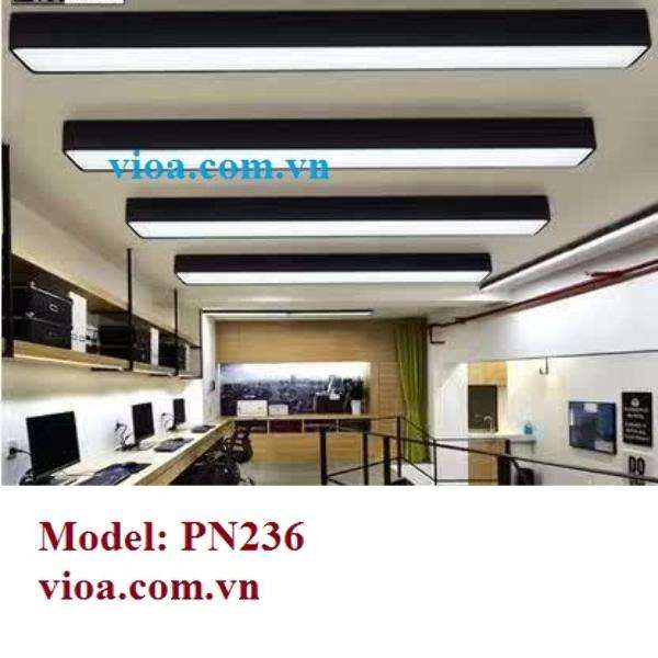 Máng đèn led - Máng đèn Hộp thả trần đôi 200x1200 có nắp chống lóa Vĩnh Thái