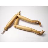 Manocanh bán thân tay gỗ thật ( 1 bộ 2 con manocanh )