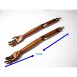 Manocanh tay gỗ thật màu gỗ nâu