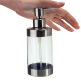 Manually Bathroom Shower Body Lotion Shampoo Lotion Cream Liquid Soap Dispenser Stainless Steel Pump Head - intl