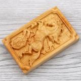 Mặt gỗ hoàng đàn 12 con giáp tuổi Ngọ MG101