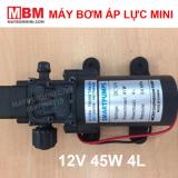 Máy Bơm Nước Mini Áp Lực 12V 45W 4L