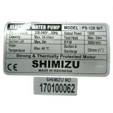 Máy bơm nước Shimizu PS-128 BIT không tự động, đẩy cao, giếng cạn