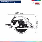 Máy cưa đĩa Bosch GKS 235 turbo Tặng 1 lưỡi cắt nhanh