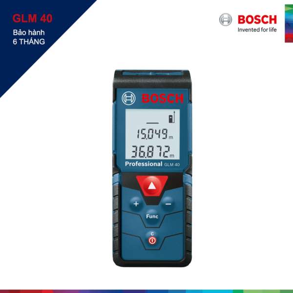 Máy đo khoảng cách 40m Laser Bosch GLM 40 (Xanh)