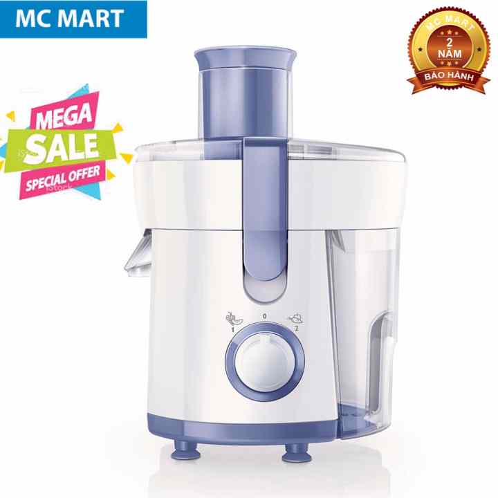 Máy ép trái cây Philips HR1811 500ml (Trắng) - Hàng nhập khẩu - Hàng nhập khẩu