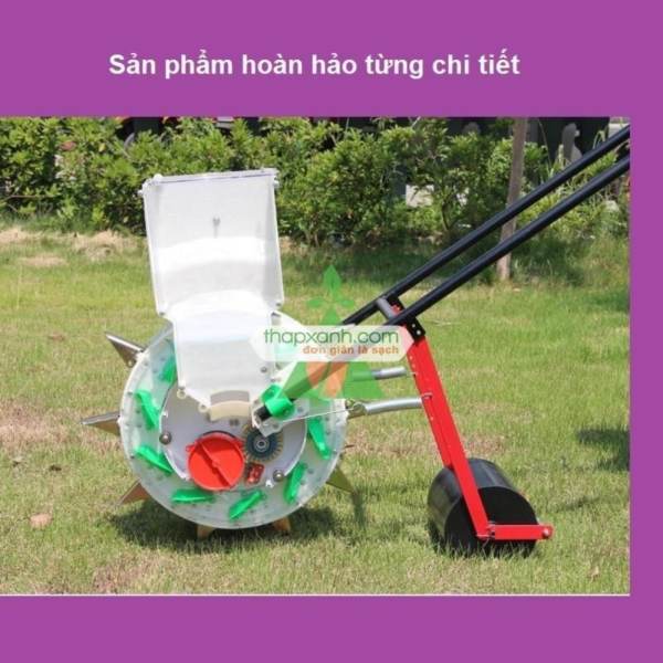 Máy gieo hạt tự động, bánh lăn (8 răng, rộng 20cm), Ngô, Đậu, Bông, Lạc...