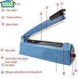 Máy hàn miệng túi nilon dập tay Impulse Sealer PFS-250