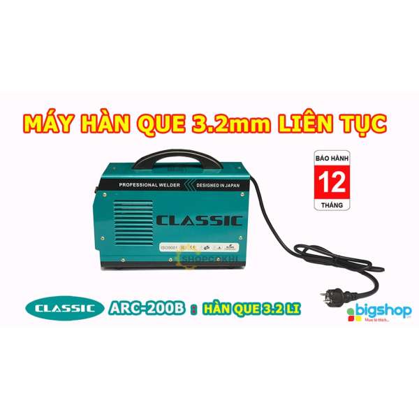 Máy hàn que Inverter Classic ARC-200B