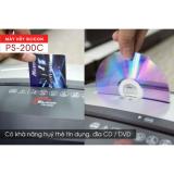 Máy hủy tài liệu Silicon PS-200C (hủy 8 tờ /lần,hủy sợi nhỏ )