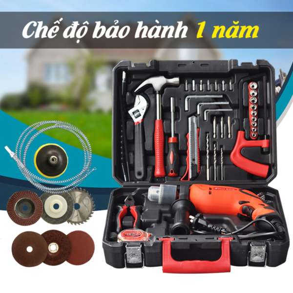 MÁY KHOAN CẦM TAY VD1 (MÀU CAM) + QUÀ TẶNG BỘ CHUYỂN ĐỔI ĐA NĂNG TRỊ GIÁ 300K