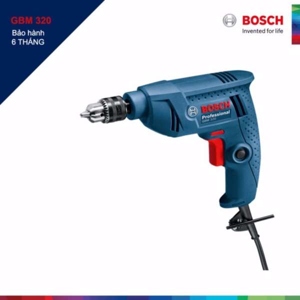 Máy khoan xoay Bosch GBM 320 Professional (Xanh)