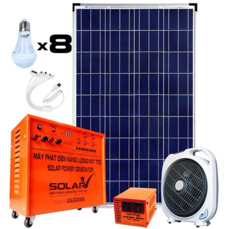 Máy phát điện năng lượng mặt trời SolarV SV-COMBO-220 (Cam)