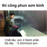 Máy phun sơn Haupon Đài Loan TM-71 (Xanh) + Tặng 2 đệm nắp