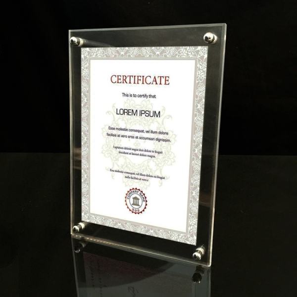 May_zz Can House A5/A4/A3 License Certificate Awards Frame Acrylic Photoframe - intl