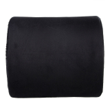 Memory Foam Lumbar Cushion Pillow (Black) - intl