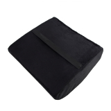 Memory Foam Lumbar Cushion Pillow (Black) - intl