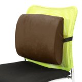 Memory Foam Lumbar Cushion Travel Pillow Car Flight Seat Home Chair Back Support NEW - intl