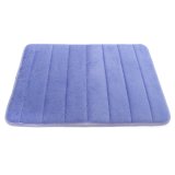 Memory Foam Mat Absorbent Slip-resistant Pad Bathroom Shower Bath Mats Dark Blue - intl