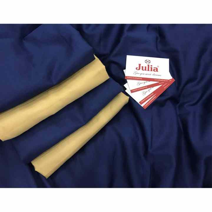 Mền chần gòn 3 lớp cotton satin Ai Cập Julia