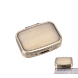 Kim loại Hộp Đựng Thuốc Y Học Người Tổ Chức Hộp Đựng Trang Sức Ốp Lưng Lưu Trữ Giá Đỡ-quốc tế