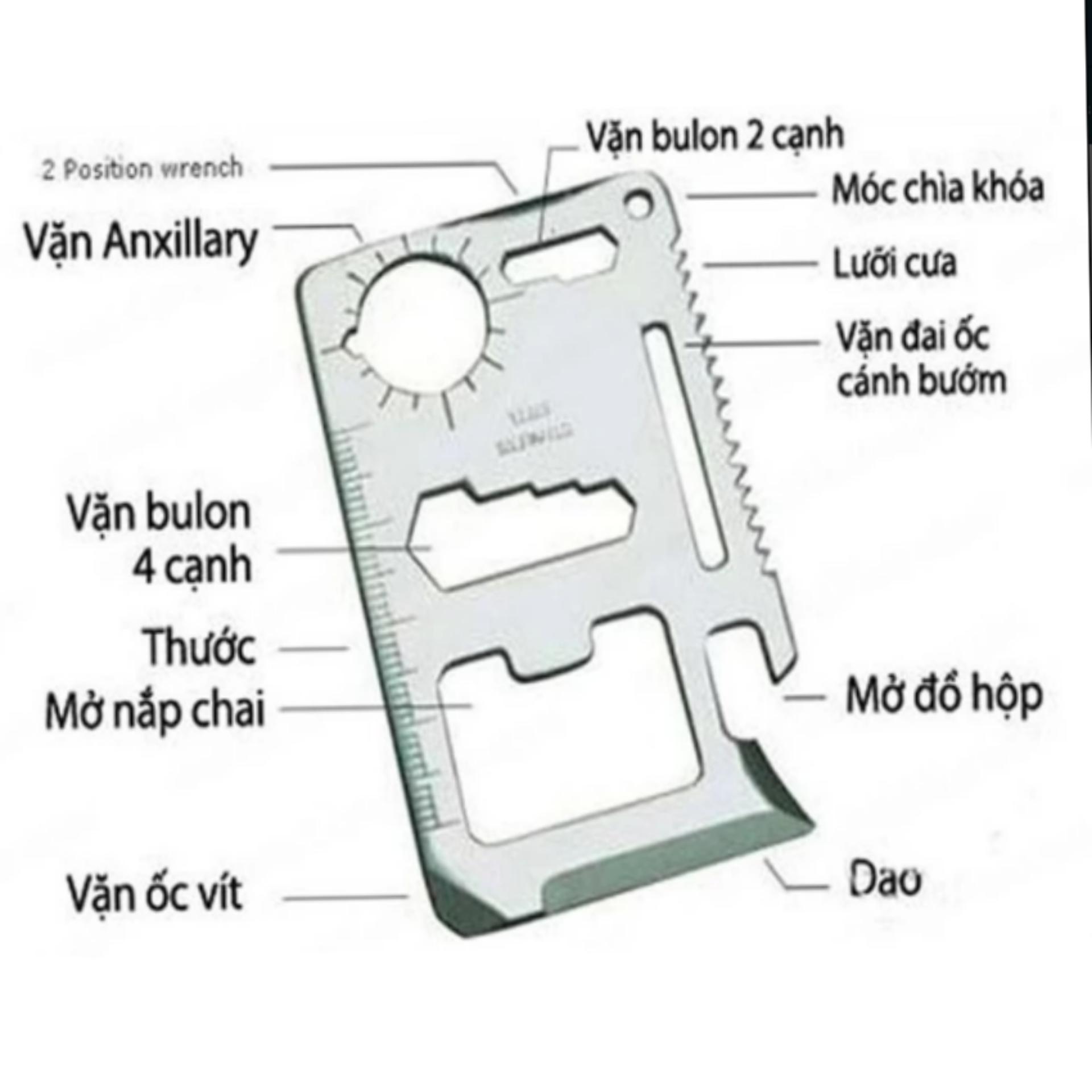 Miếng thép đa năng,Miếng thép đa năng 12 công dụng - Dụng cụ đa năng 206192