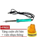 Mỏ hàn chì 60W + Tặng 01 cuộn chì hàn và viên nhựa thông