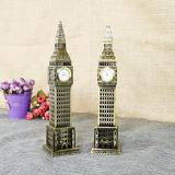 Mô hình đồng hồ Big Ben cao 23 cm (màu vàng rêu)
