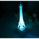 Mô hình tháp Eiffel đổi 7 màu
