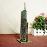 Mô hình tháp Ngân Hàng cao 26 cm (màu vàng rêu)