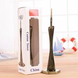 Mô hình tháp Quảng Châu cao 20 cm (màu vàng rêu)