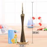 Mô hình tháp Quảng Châu cao 20 cm (màu vàng rêu)