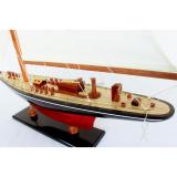 Mô hình thuyền buồm trang trí Endeavour 50cm (Đỏ - Đen)