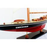 Mô hình thuyền buồm trang trí Endeavour 50cm (Đỏ - Đen)
